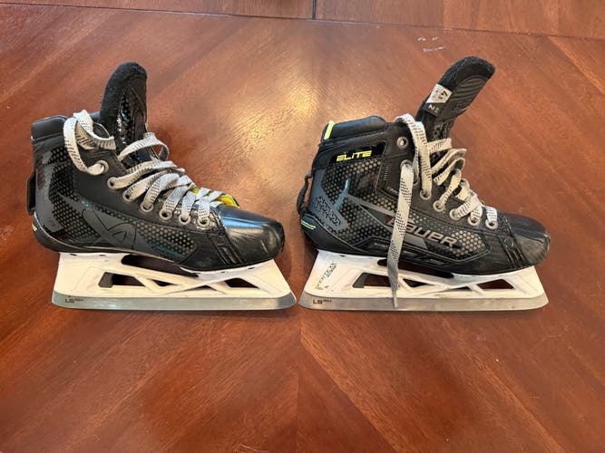 2024 Bauer Elite Hockey Goalie Skates Size 4.5 (Used)
