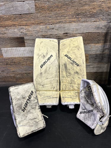 White 34" Senior Bauer Vapor 1X Goalie Full Set Regular (Used)
