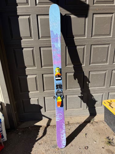 Nordica Santa Ana 100 177 cm Alpine Touring Skis With Cast Bindings Max Din 18 (Used)