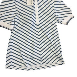 Daily Sports Golf Polo Shirt Daily Seoul 12S Navy Striped-New Size S