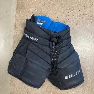 Black Senior Small Bauer GSX Hockey Goalie Pants (Used)
