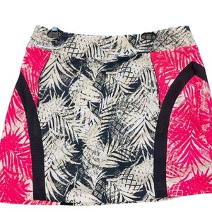 Tail Golf Skort Tropical Pineapple Print Pink/Navy New Size L