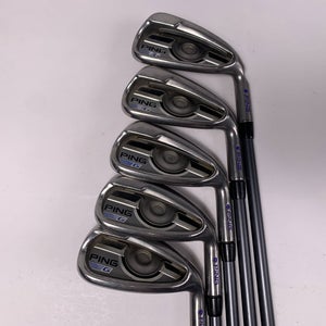 Ping G 2016 Iron Set 6-PW Purple Dot CFS 70 Regular Graphite Mens RH