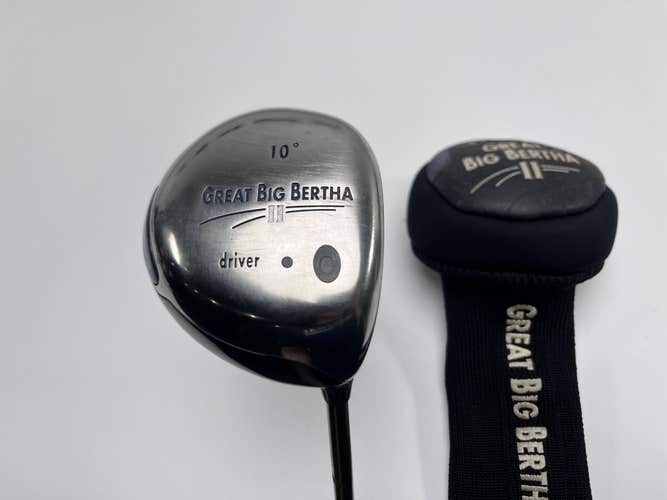 Callaway Great Big Bertha II Driver 10* Aldila NV Green 65g Stiff Graphite RH HC