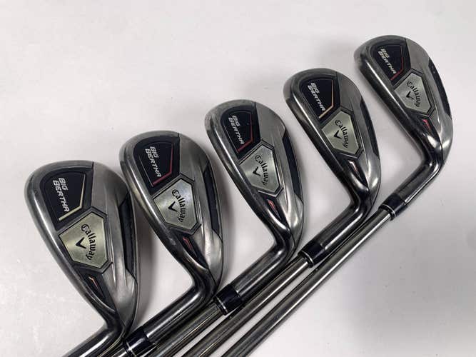 Callaway Big Bertha 2015 Iron Set 6-PW UST Mamiya Recoil 460 F2 Senior RH