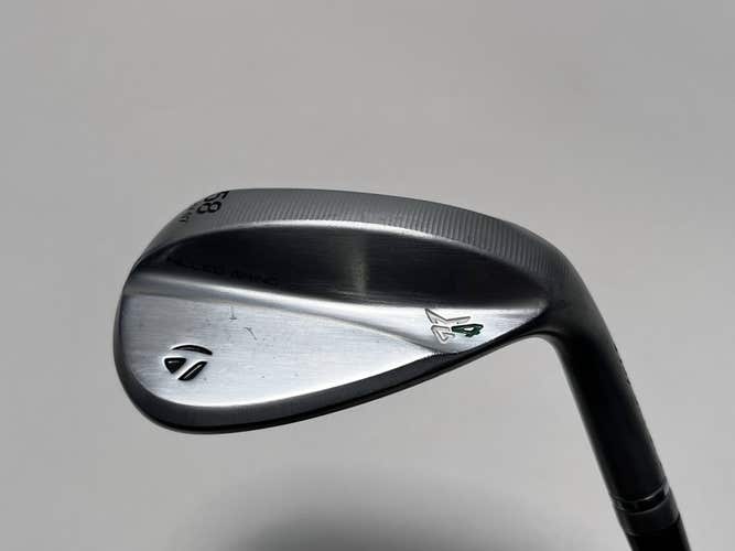 TaylorMade Milled Grind 4 Chrome Wedge 58* 7 Bounce LBV 115g Wedge Steel Mens RH