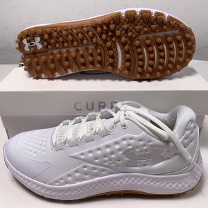 Under Armour Curry 1 Golf Golf Shoes White Men's SZ 9.5 (3027378-103)