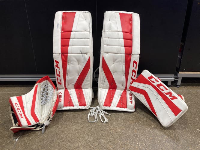 Red 32"+1 Senior CCM Revolution 597 Goalie Full Set Regular (Used)