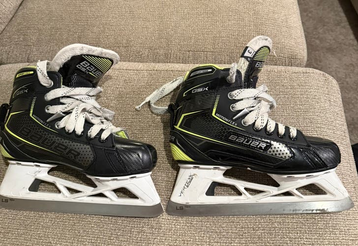 2021 Bauer GSX Hockey Goalie Skates Size 3 (Used)