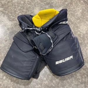 Black Senior Medium Bauer TotalOne NXG 1 Hockey Goalie Pants (Used)