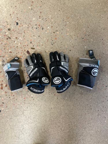 Small Maverik Charger Lacrosse Gloves +  Elbows (Used)