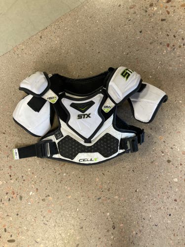 Small Youth STX Cell V Shoulder Pads (Used)