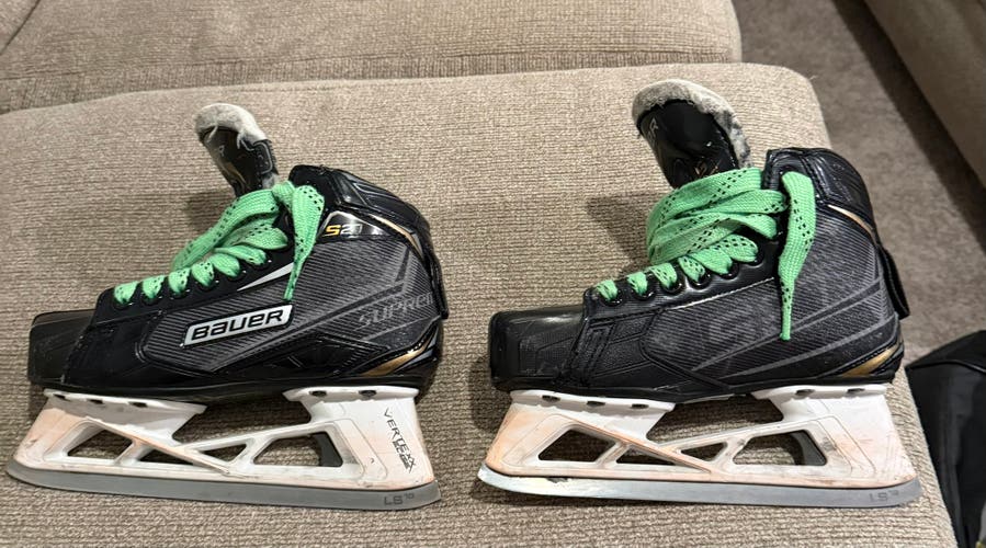 2018 Bauer Supreme S27 Hockey Goalie Skates Size 3 (Used)