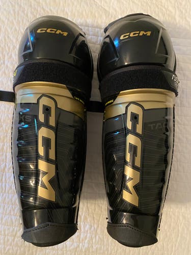 Senior CCM AS-V Pro 14" Shin Guards (New)