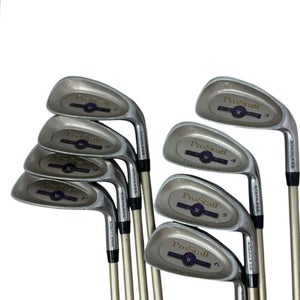 Women's Wilson Pro Staff Right Handed Iron Set Ladies Flex Graphite Shaft (Used)