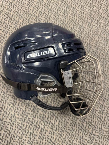 Large Navy Bauer Re-Akt 100 Helmet (Used)