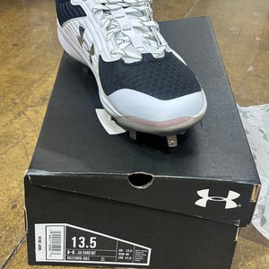 Men’s Under Armour Yard MT Metal Baseball Cleats Size 13.5 (New)