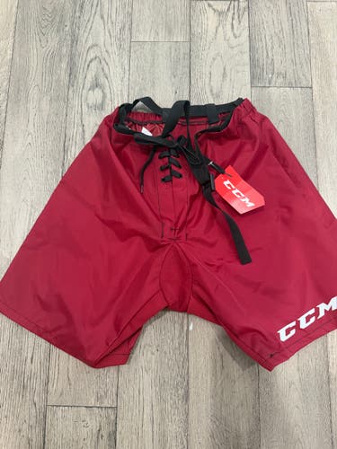 Red Small CCM Pant Shell (New)