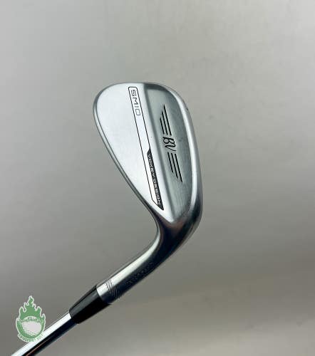 Used RH Titleist Vokey SM10 F Grind Chrome Wedge 50*-12 Wedge Steel Golf Club