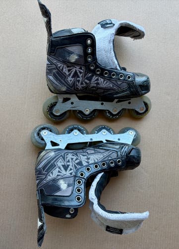 Mission Inhaler NLS6 Inline Skates Size 4 Wide Width (Used)