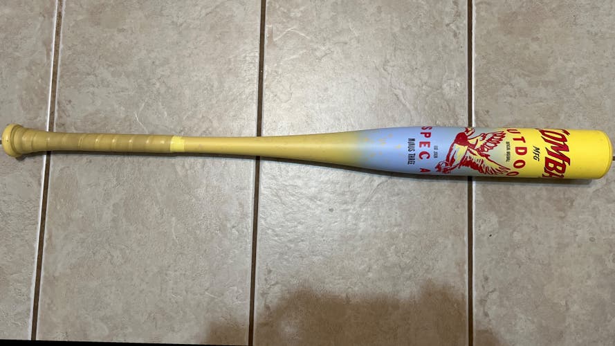 2026 Combat MFG Spec A1 Alloy BBCOR Certified Bat (-3) 29 oz 32" (Used)