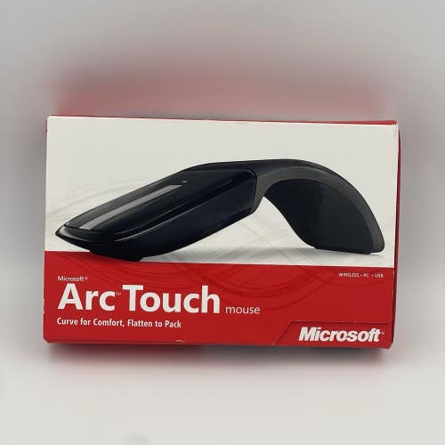 Microsoft Arc Touch Wireless Bluetrack Mouse RVF-00001 Model 1428 1447 - NEW