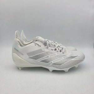 Adidas Adizero Electric Football Cleats Men's White Silver Shoes IE6286 Sz 8