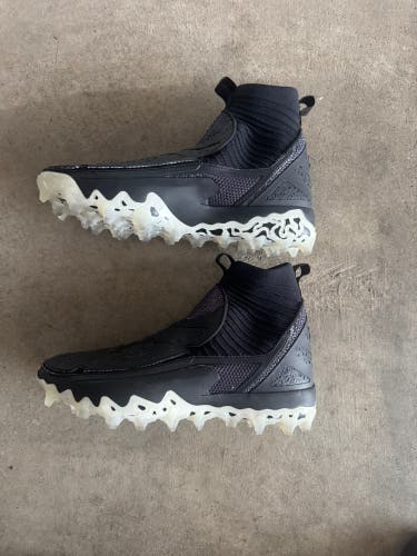 Black Men's Size M 11.0 (W 12.0) Adult Under Armour Bryce harper High Top Molded Cleats (New)