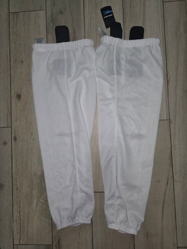 White Senior Medium Bauer Socks (New)