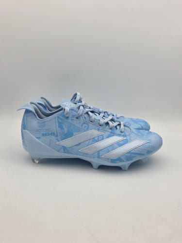 Adidas Adizero Electric II Cleats Currency Neutral Glow Blue 7.5M/8.5W JQ3981