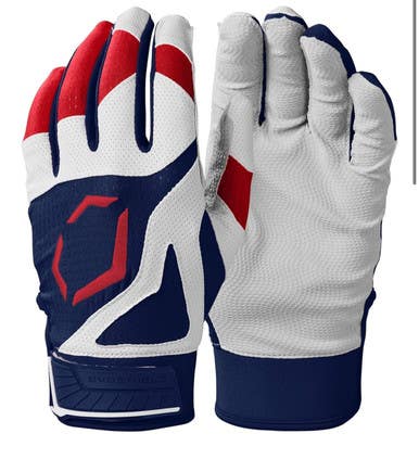 New Evo Srz 1 Youth Navy Red Batting Glove 11834-eshwb5712110