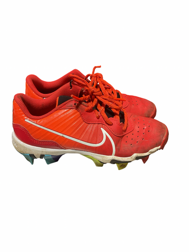 Used Nike Diamond Cleats Bb Sb Cleats Red Junior 03 11834-s000051889