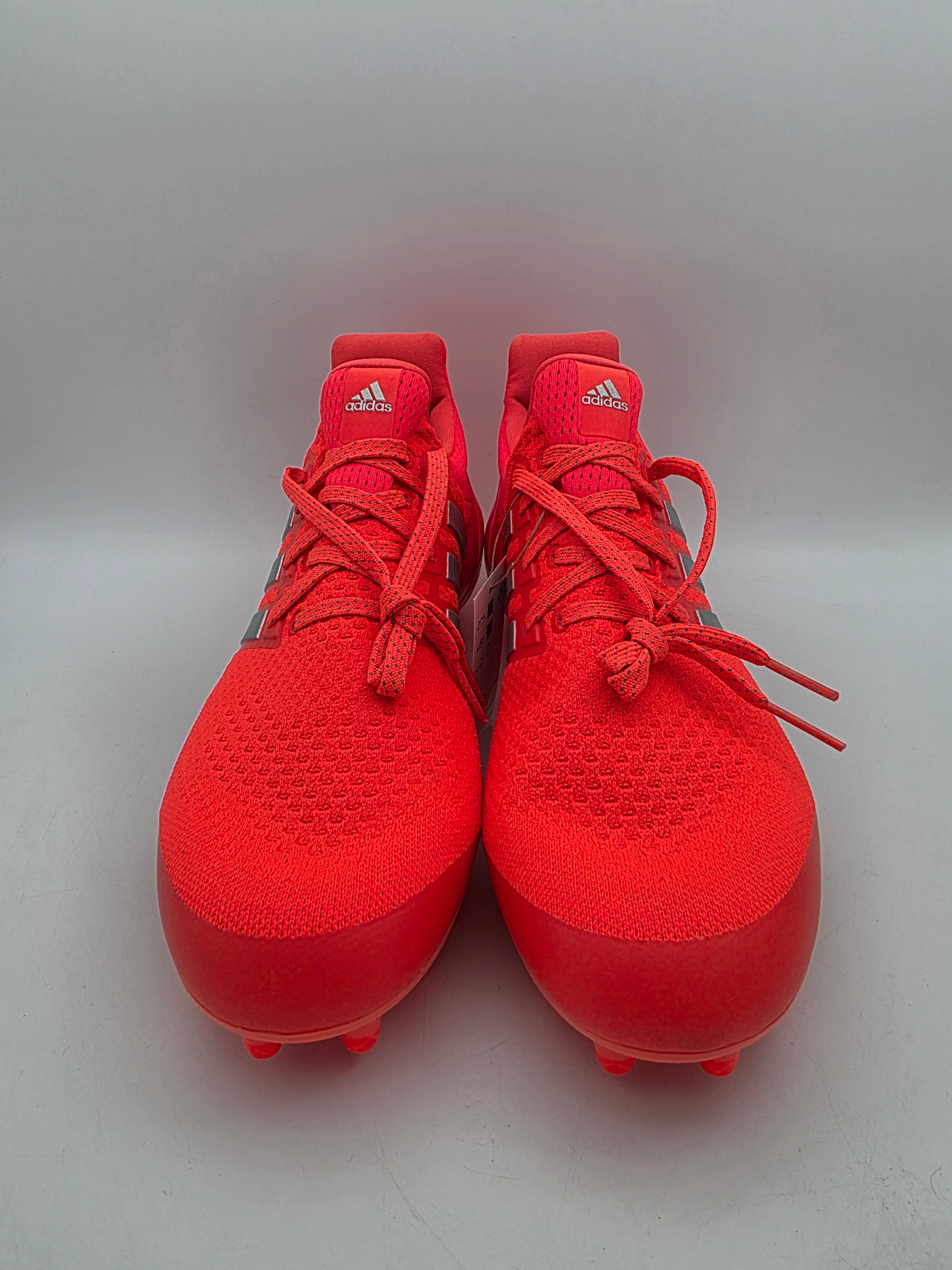 Men\'s Size 9 adidas Ultraboost Football Cleats Orange RARE Solar Red JP7411 New Orange 11 US Football Shoes & Cleats for Men for sale | eBay main image 3