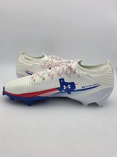 Under Armour Blur Pro Texas Mens Size 11.5 Red White Football Cleats 6005553-100 Under Armour Blur Pro Texas Mens Size 13 Red White Football  main image 2