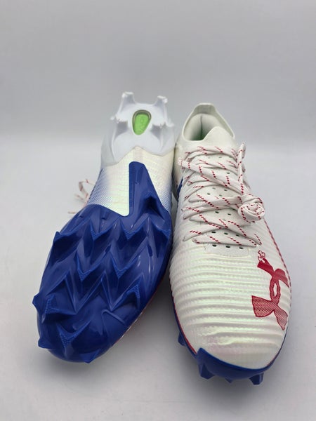 Under Armour Blur Pro Texas Mens Size 13 Red White Football  display picture 1