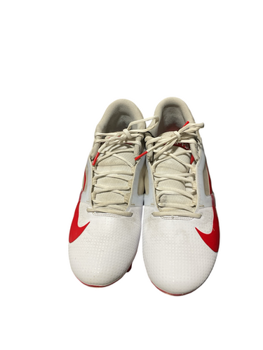Used Nike Alpha Wht Bb Sb Cleats Red Senior 9 11834-s000047646