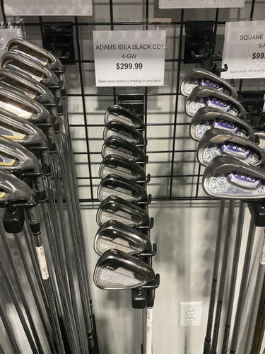 Used Adams Idea Black Cc1 Mens Iron Set Rh 4i-gw Aw 11834-s000043585
