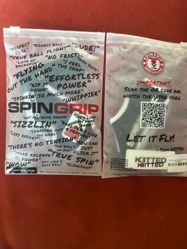 Two Spin Grips for proper grip of the baseball