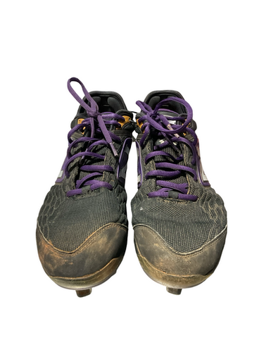 Used New Balance Blk Purple Metal Cleats Bb Sb Cleats Purple Senior 9.5 11834-s000046013