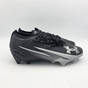 Under Armour Blur Pro Mens Size 12 Black Silver Grey Football Cleats