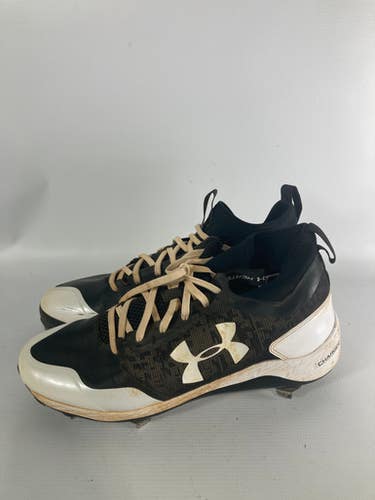 Used Under Armour Heater Metal Cleats Senior 11.5 Baseball And Softball Cleats 11834-s000024254