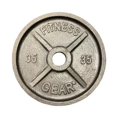 Used Gear Fitness Olympic Plate (each) 35 Lb 11859-s000024379