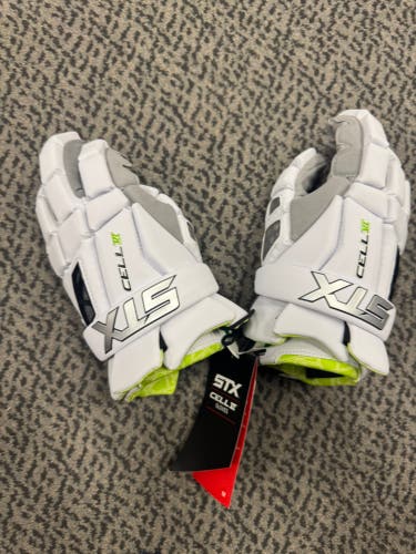 STX Cell VI Lacrosse Gloves (New) Medium