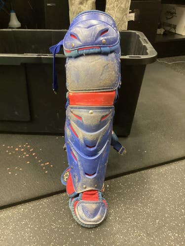 Used All-star Catchers Shin Guards Catchers Leg Guards Royal Blue Adult 11846-s000105846