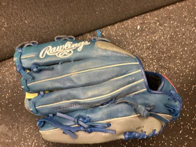 Used Rawlings Gge1275r Bb Sb Glove Rh Throw Royal Blue 11 3 4" 11846-s000105880