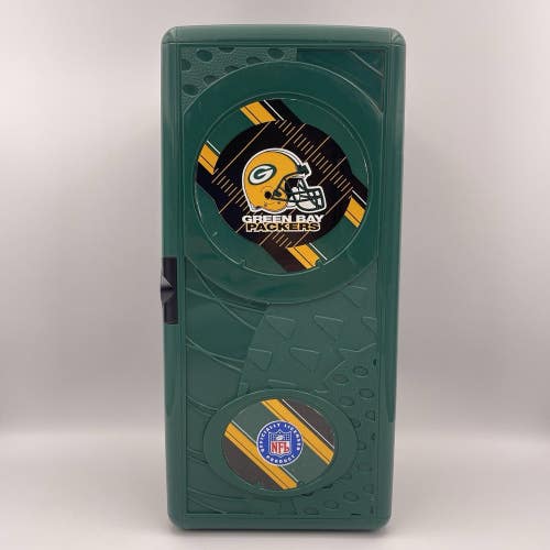 Vintage 90s SUNCAST Green Bay Packers CD Holder Case Desk Locker 13x6x5 Rare