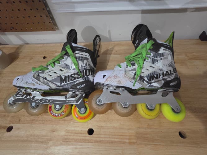 Mission Inhaler WM02 Inline Skates Wide Width Size 5.5 (Used)