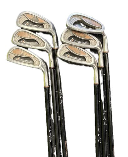 Men's Trimetal Right Handed Iron Set Stiff Flex Graphite Shaft (Used)