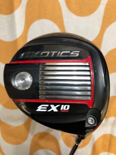 Tour Edge Exotics EX10 Driver Right Handed 12 Loft I Mitsubishi Bassara E42x3ct Lite Senior Flex