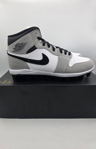 Nike Jordan 1 Retro MCS Light Smoke Grey Black White AV5354-012 Men's Sz 12.5